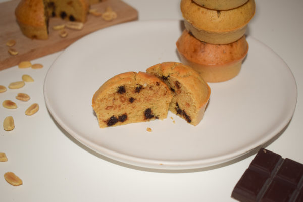 Muffin Cacahuète et Chocolat