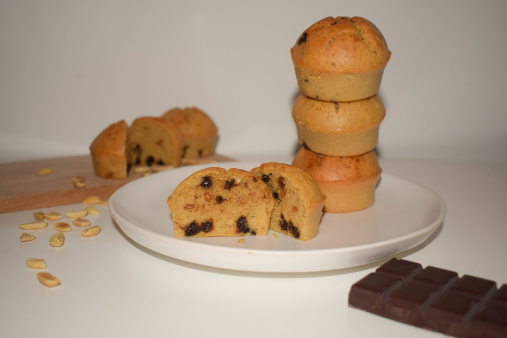Muffin Cacahuète et Chocolat