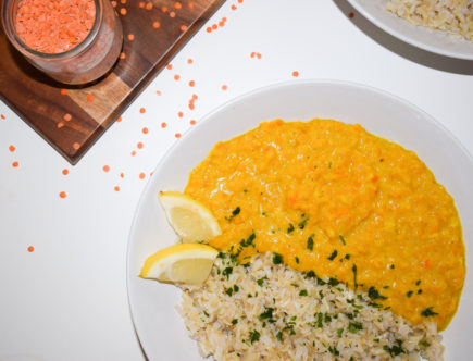 Dhal lentille corail