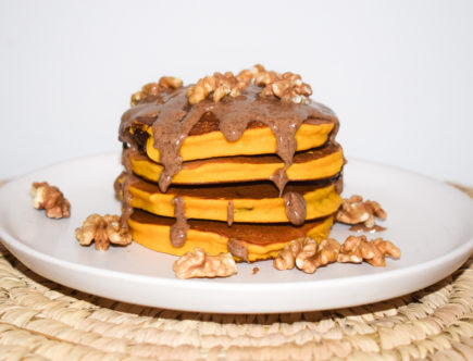 Pumpkin pancakes