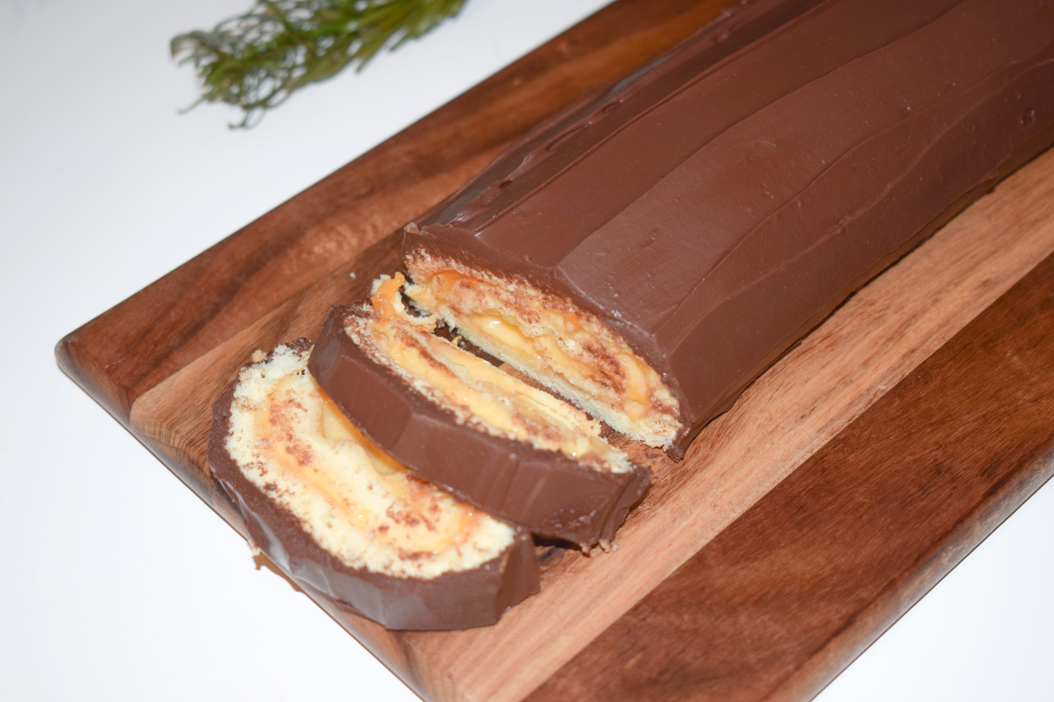 Bûche clémentine chocolat, pour un dessert de Noël gourmand et acidulé