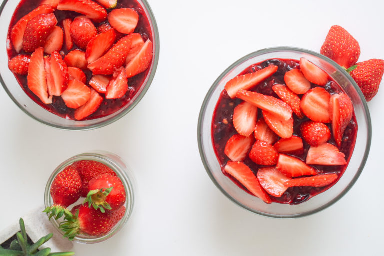 Verrine Chia Fruits Rouges Pudding de chia aux fruits rouges un dessert ou petit-déjeuner léger et ...